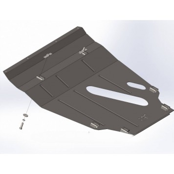 Захист двигуна Toyota RAV 4 III LWB 2005-2012